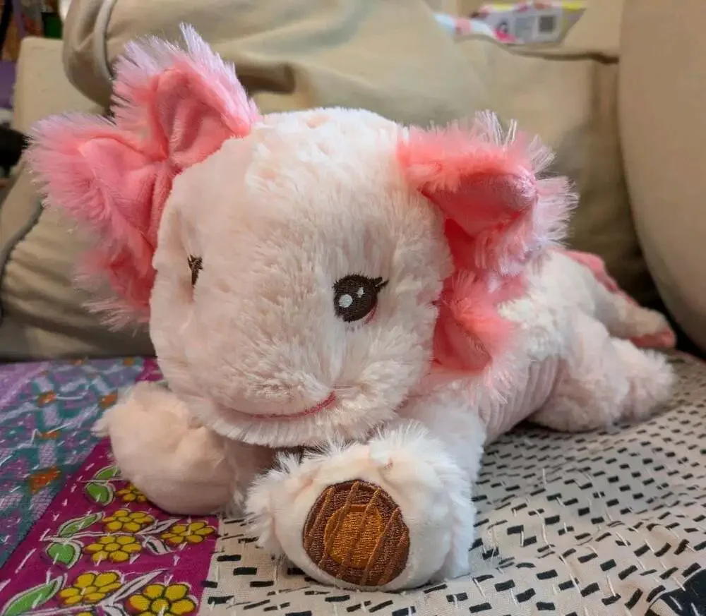 Girl Scout Cookies Stuffed Animal Lucy Axolotl Plush Pink Own Your Magic 16